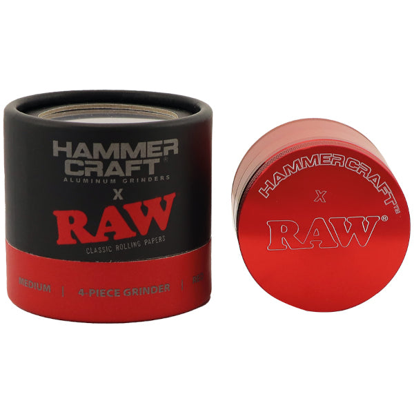 Raw - Grinder Hammercraft 4 parti rosso