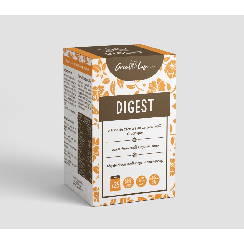 Green Life Labs - Infuso alla canapa Digest
