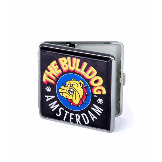 The Bulldog Amsterdam Porta Sigarette in metallo con logo
